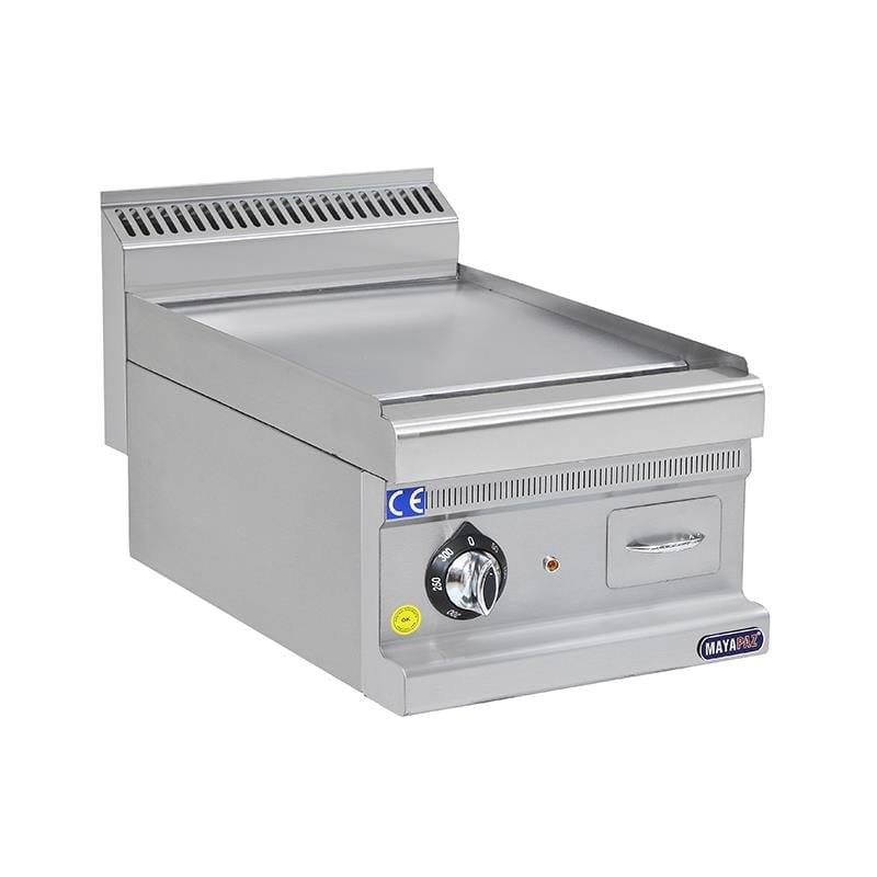 MAYAPAZ M-SIG 460-D Düz Pleyt Izgara, Gazlı, Set Üstü, 400x630x270 mm, 600 Serisi